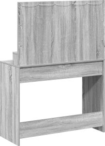 vidaXL Szary sonoma 100 x 41 x 135 cm Lustro 6