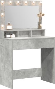vidaXL Szary betonowy Płyta wiórowa 79 x 41 x 135 cm Toaletka 2