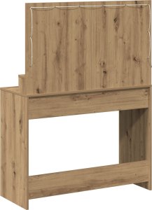 vidaXL Dąb rzemieślniczy Drewno inżynieryjne 100 x 41 x 135 cm Lustro 6