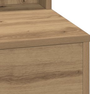 vidaXL Dąb rzemieślniczy Drewno inżynieryjne 100 x 41 x 135 cm Lustro 7