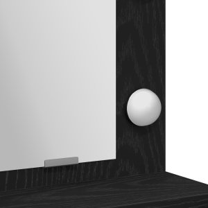 vidaXL Czarny Dąb 50 x 41 x 135 cm Toaletka 8