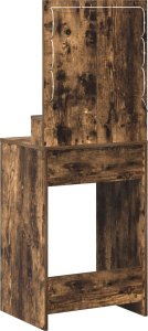 vidaXL Wędzony dąb Drewno inżynieryjne, Lustro 50 x 41 x 135 cm Lustro 6