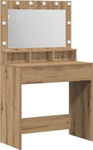 vidaXL Dąb rzemieślniczy Drewno inżynieryjne 79 x 41 x 135 cm Toaletka 3