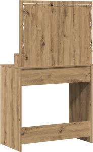 vidaXL Dąb rzemieślniczy Drewno inżynieryjne 79 x 41 x 135 cm Toaletka 6