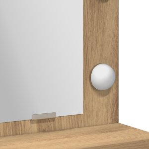 vidaXL Dąb rzemieślniczy Drewno inżynieryjne 79 x 41 x 135 cm Toaletka 8