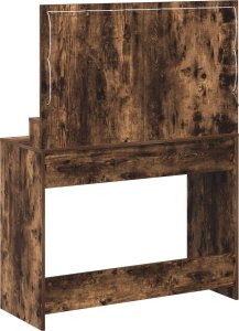 vidaXL Wędzony dąb Drewno inżynieryjne 100 x 41 x 135 cm Lustro 6