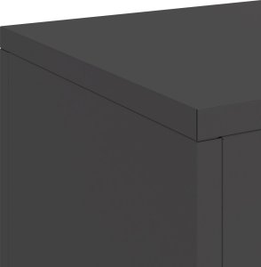 vidaXL Stojaki na rośliny Zestaw 2 Czarny Stal walcowana na zimno 8