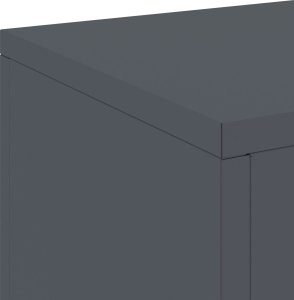 vidaXL Stojaki na rośliny Zestaw 2 Antracytowy Stal walcowana na zimno 8