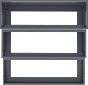 vidaXL Donica ogrodowa Antracytowa Stal zimnowalcowana 90 x 90 x 35 cm 8