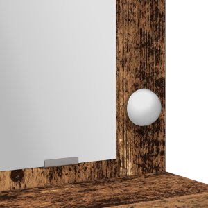 vidaXL Stare drewno Lite drewno 79 x 41 x 135 cm Toaletka Prostokątna 8
