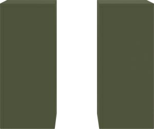 vidaXL Stojaki na rośliny Zestaw 2 Oliwkowy Stal walcowana na zimno 6