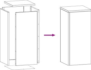 vidaXL Stojaki na rośliny Zestaw 2 Oliwkowy Stal walcowana na zimno 9