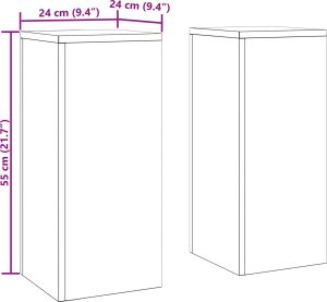 vidaXL Stojaki na rośliny Zestaw 2 Oliwkowy Stal walcowana na zimno 10