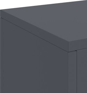 vidaXL Stojaki na rośliny Zestaw 3 Antracytowy Stal zimnowalcowana 9