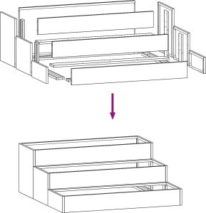 vidaXL Donica Ogrodowa Szara Stal ocynkowana 90 x 90 x 35 cm Donice 10
