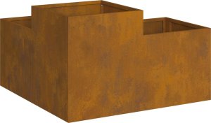 vidaXL Donica ogrodowa Rdzawa Stal 7