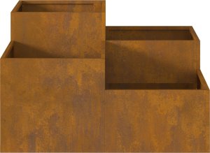 vidaXL Donica ogrodowa Rdzawa Stal 9