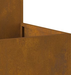 vidaXL Donica ogrodowa Rdzawa Stal 10