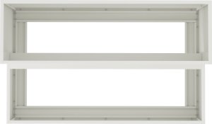 vidaXL Skrzynka na rośliny ogrodowe Biała Plastikowa 100 x 60 x 45 cm 8