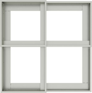 vidaXL Donica ogrodowa Galvanized steel 100 x 100 x 60 cm 8