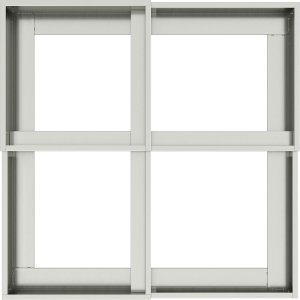 vidaXL Donica ogrodowa Szara Stal ocynkowana 100 x 100 x 48 cm Donice 8