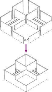 vidaXL Donica ogrodowa Szara Stal ocynkowana 100 x 100 x 48 cm Donice 10