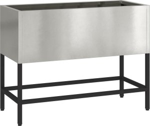 vidaXL Stal nierdzewna 60 x 26 x 45 cm Donica metalowa Prostokątna 3