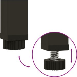 vidaXL Stal nierdzewna 60 x 26 x 45 cm Donica metalowa Prostokątna 9