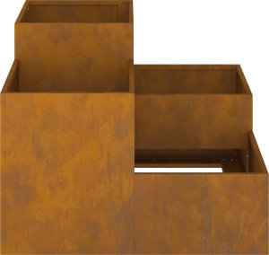 vidaXL Donica Ogrodowa Rdzawa Stal odporna na warunki atmosferyczne 8