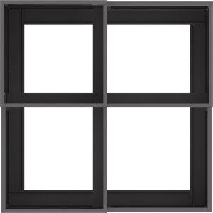 vidaXL Donica ogrodowa Czarna Cold-rolled steel 80 x 80 x 48 cm Donice 8