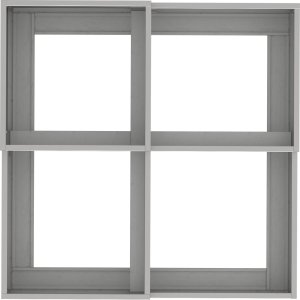 vidaXL Donica ogrodowa Srebrny Stal nierdzewna 100 x 100 x 48 cm Donice 8