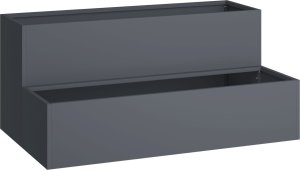 vidaXL Donica ogrodowa Antracyt Plastik 100 x 60 x 45 cm Donice 3