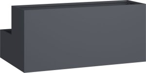 vidaXL Donica ogrodowa Antracyt Plastik 100 x 60 x 45 cm Donice 5