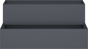 vidaXL Donica ogrodowa Antracyt Plastik 100 x 60 x 45 cm Donice 6