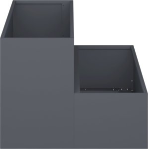 vidaXL Donica ogrodowa Antracyt Plastik 100 x 60 x 45 cm Donice 7