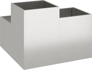 vidaXL Donica Ogrodowa Stal Nierdzewna 100 x 100 x 60 cm 5