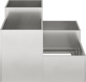 vidaXL Donica Ogrodowa Stal Nierdzewna 100 x 100 x 60 cm 7