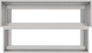 vidaXL Stojak na rośliny Stal nierdzewna 100 x 60 x 45 cm Wytrzymały 8