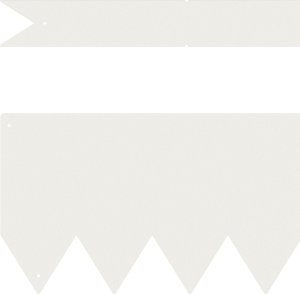 vidaXL Biały Plastik 100 x 0.5 x 15 cm Solidny Obramowanie ogrodu 3