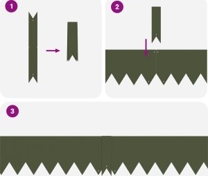 vidaXL Oliwkowy Plastik 100 x 0.5 x 15 cm Obrzeże ogrodowe Prostokątne 4