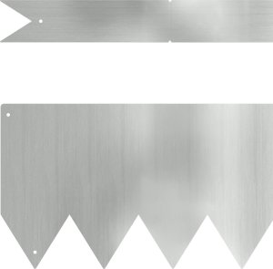 vidaXL Stal ocynkowana 100 x 0.5 x 15 cm Trwałe Obrzeże ogrodu 3