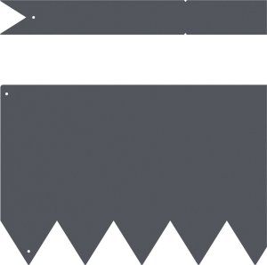 vidaXL Antracytowy Stal 100 x 0.5 x 20 cm Wstawki dekoracyjne 3