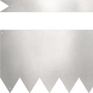 vidaXL Stal nierdzewna 100 x 0.5 x 20 cm Trwałe Obrzeże ogrodowe 3