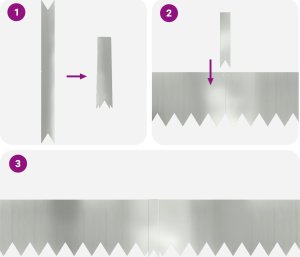 vidaXL Stal ocynkowana 100 x 0.5 x 20 cm Trwałe Obramowanie ogrodu 4