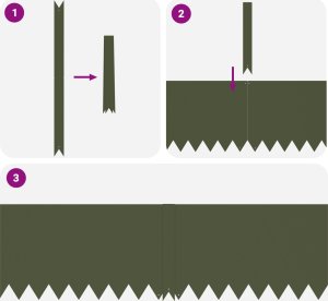 vidaXL Oliwkowy Metal 100 x 0.5 x 30 cm Ogrodzenie ogrodowe 4