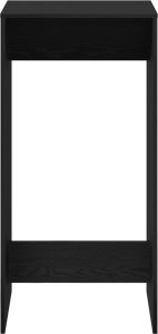 vidaXL Stół barowy Czarny dąb Lite drewno dębowe Wysokość: 103,5 cm 6