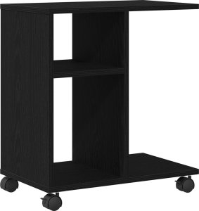 vidaXL Stolik boczny Czarny dąb Kompaktowy Lekki 3