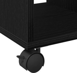 vidaXL Stolik boczny Czarny dąb Kompaktowy Lekki 9