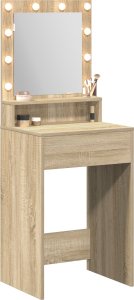 vidaXL Dąb Sonoma MDF, Lustra 50 x 41 x 135 cm 2