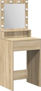 vidaXL Dąb Sonoma MDF, Lustra 50 x 41 x 135 cm 3